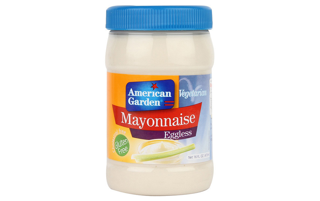 American Garden Mayonnaise Eggless    Plastic Bottle  473 millilitre